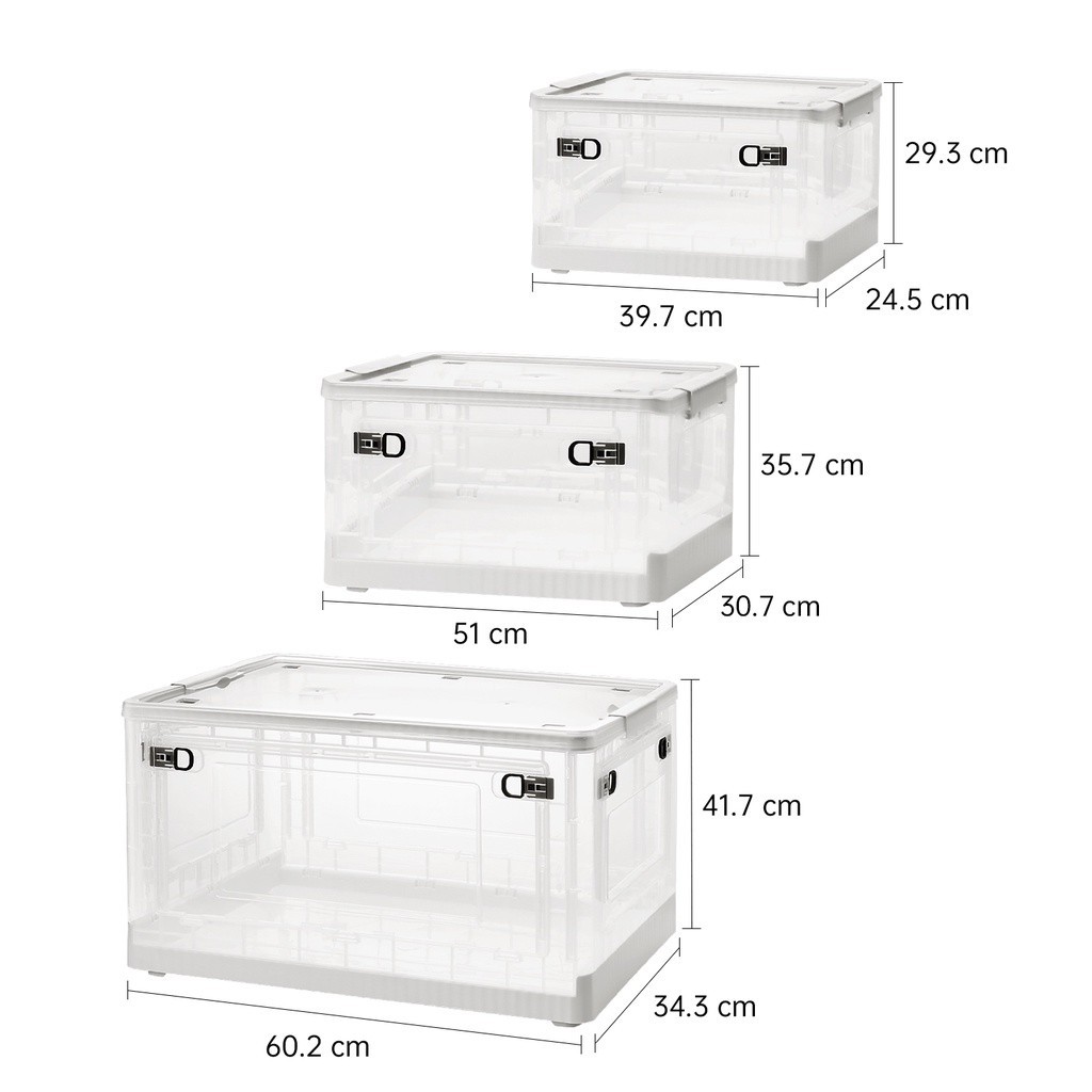 Jual Deli Vusign Folding Container Box/Storage Box Lipat Penyimpanan ...