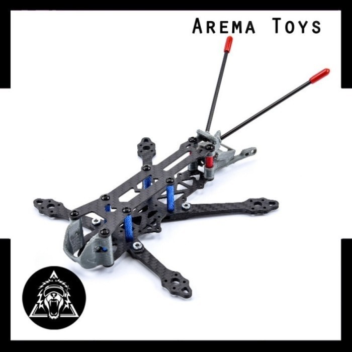 Jual HSKRC Roma F4 4inch Wheelbase 175mm Carbon Fiber Frame Kit 4 inch ...