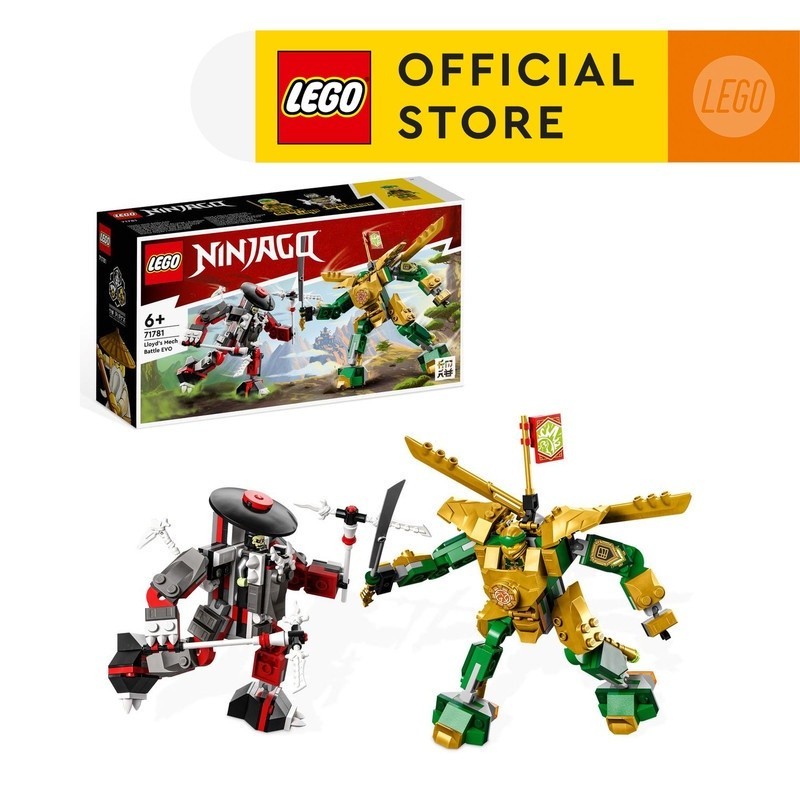 Jual LEGO NINJAGO 71781 Lloyd’s Mech Battle EVO Building Toy Set (223 ...