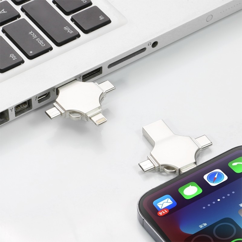 Jual Flashdisk 1TB OTG 4 in 1 USB3.0 Flashdisk Multifungsi untuk ...