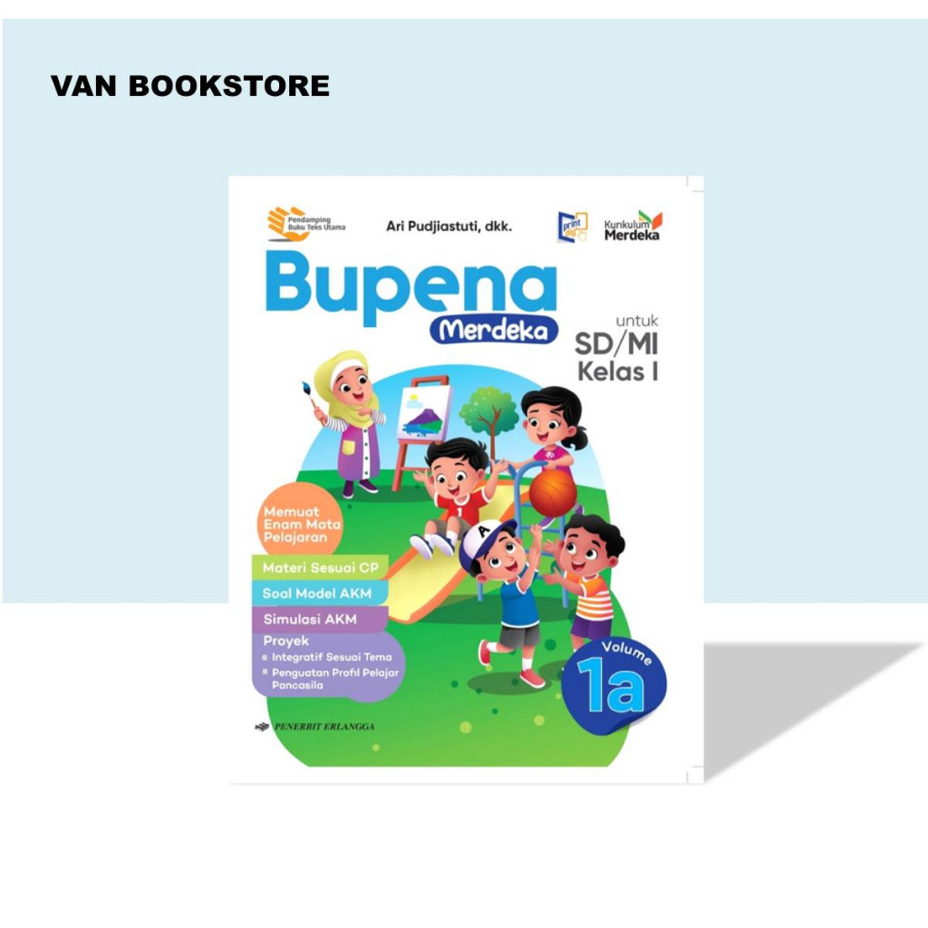 Jual Bupena Merdeka SD Kelas 1 Vol A B C D - Kurikulum Merdeka Bonus ...