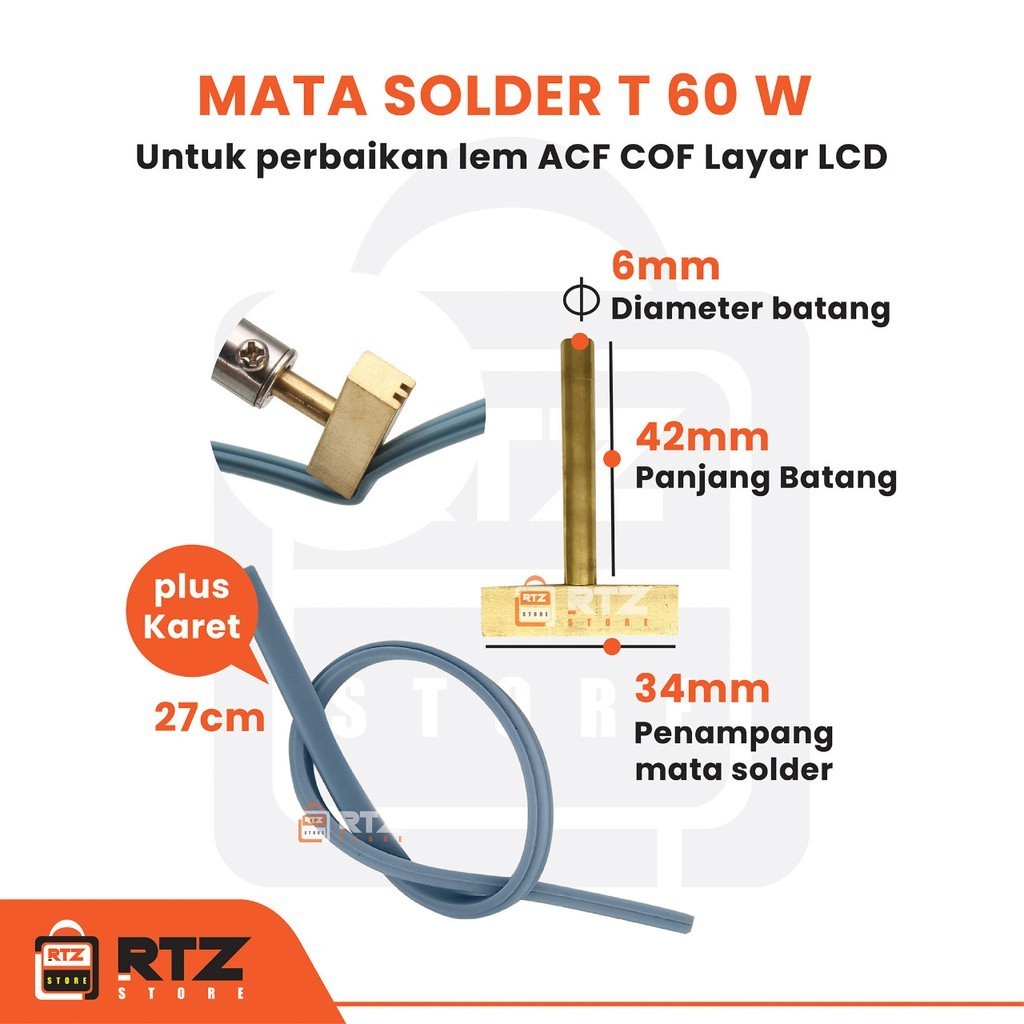 Jual Mata Solder T W Watt Untuk Perbaikan Lem Acf Cof Layar Lcd