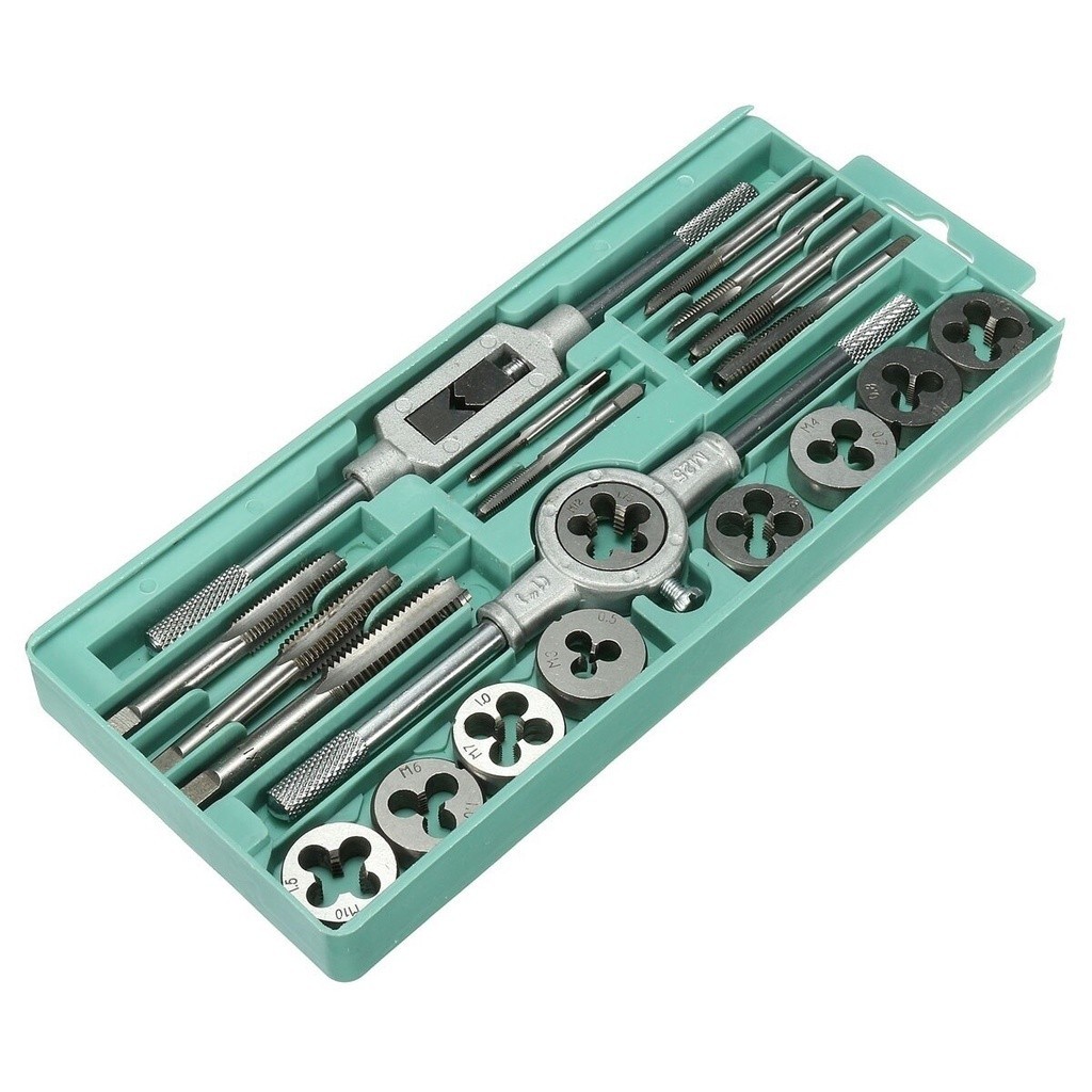 Jual 【Barang Spot】Tap Die Set 40 20 pcs Alat Snai dan Tap Ulir Dart Mur ...