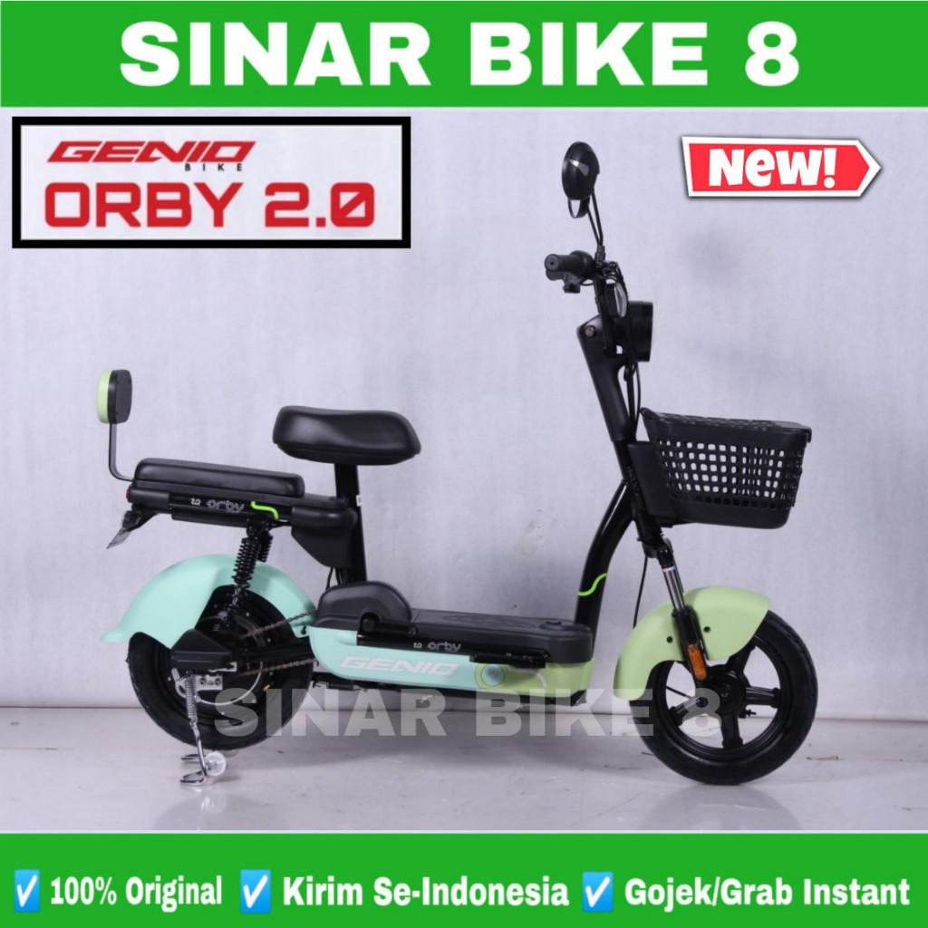 Jual Sepeda Listrik Electric Bike Genio Orby Electric Dan E