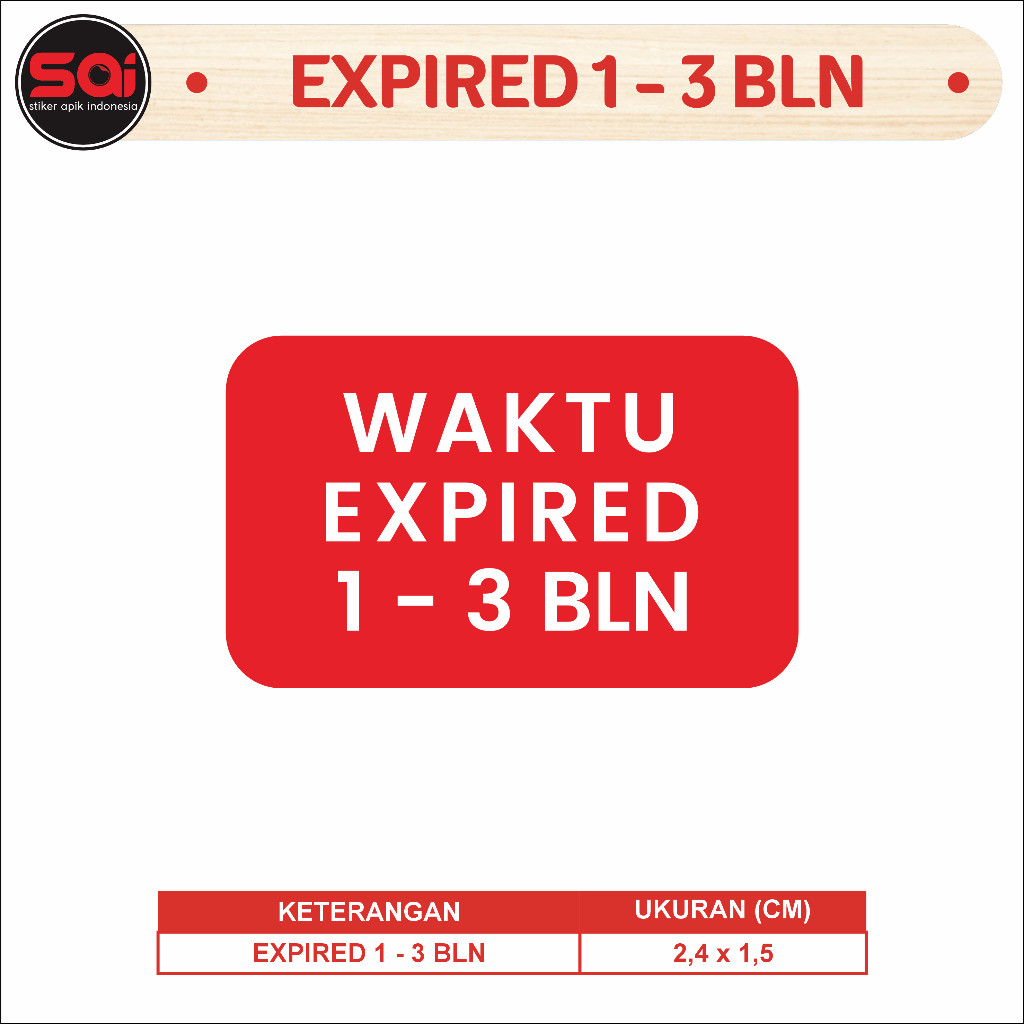 Jual Stiker Expired Date | Waktu Expired Obat | Label Obat Bebas ...