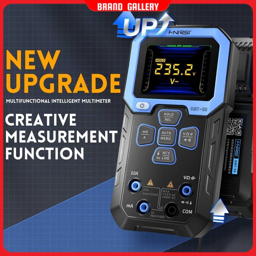 Jual FNIRSI Digital Multimeter Multitester Portable LCD 1500mAh 10000 ...