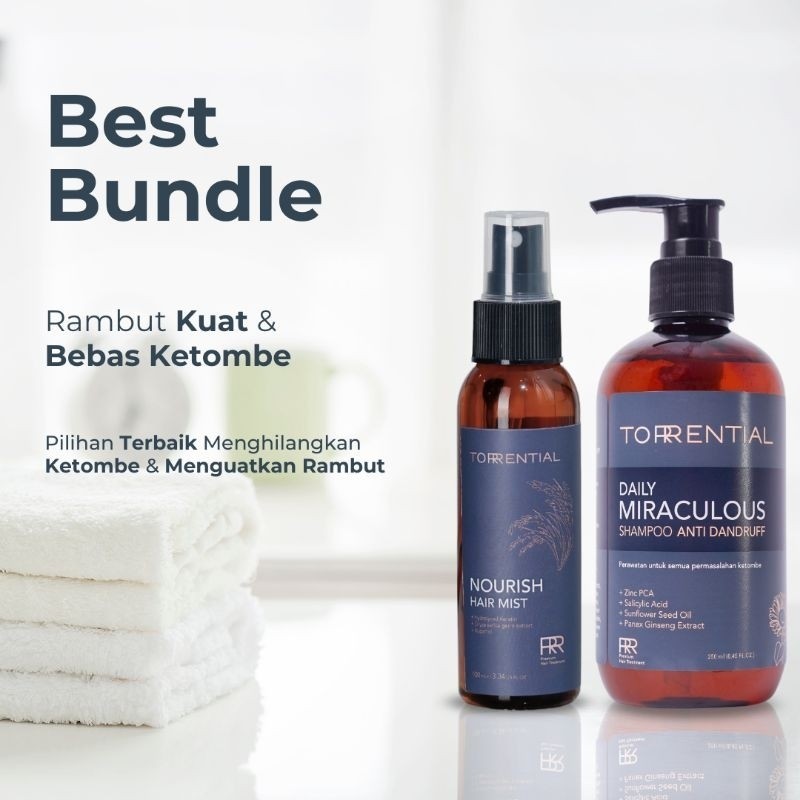 Jual [RAMBUT HALUS ANTI KETOMBE] Shampoo Anti Ketombe+Hair Mist Vitamin
