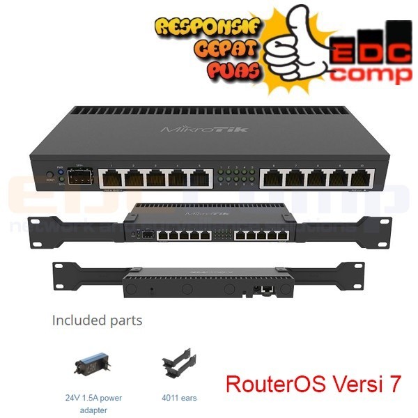 Jual Mikrotik RB 4011 IGS + RM RB4011iGS+RM Router Indoor | Shopee ...