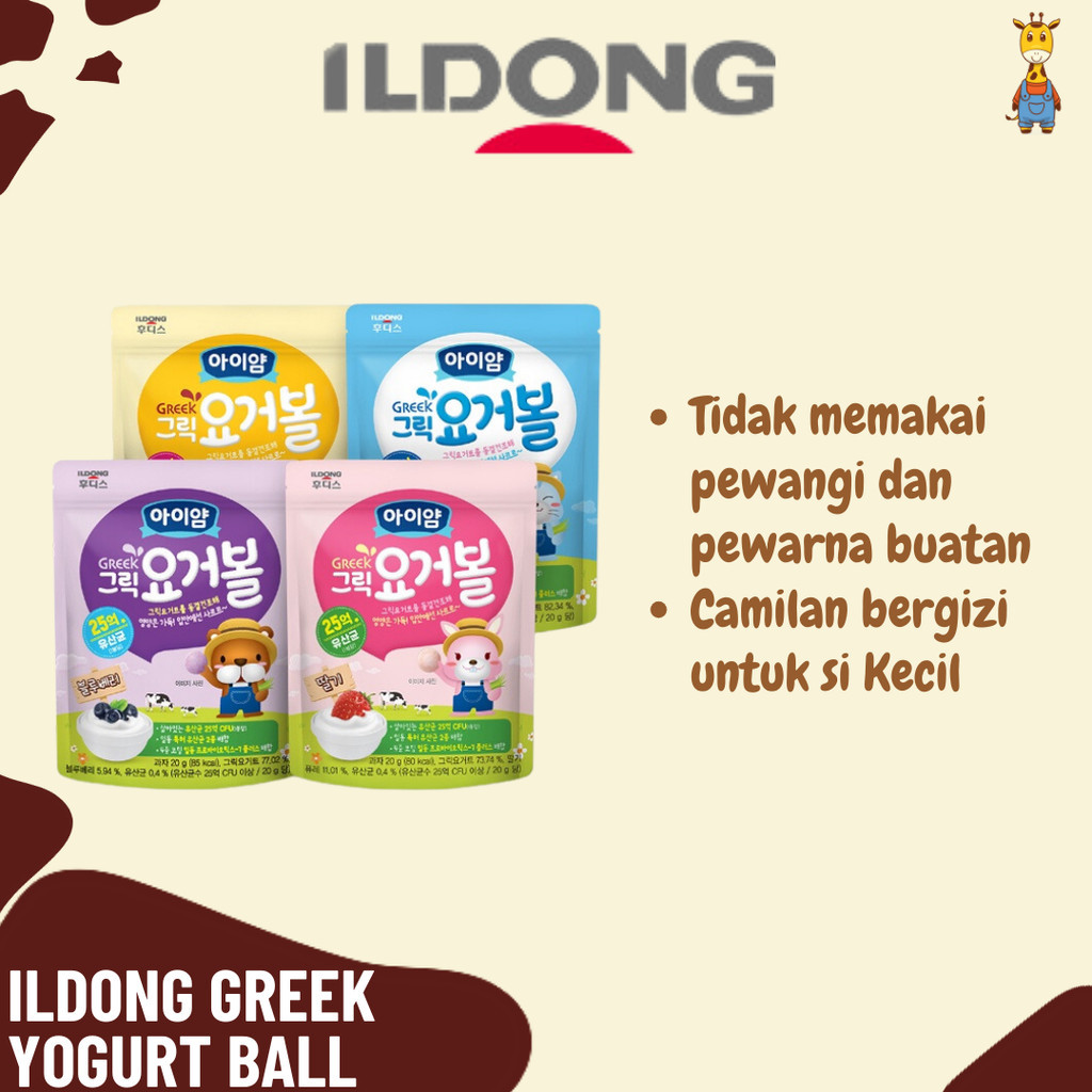 Jual Ildong Greek Yogurt Ball Snack Anak Shopee Indonesia