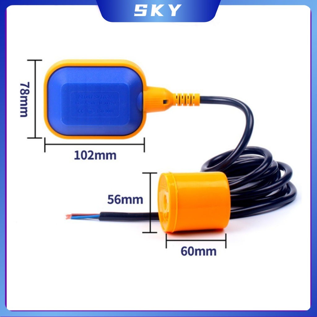 Jual Float Switch Sensor Pelampung Pompa Air Celup Elektrik Otomatis ...