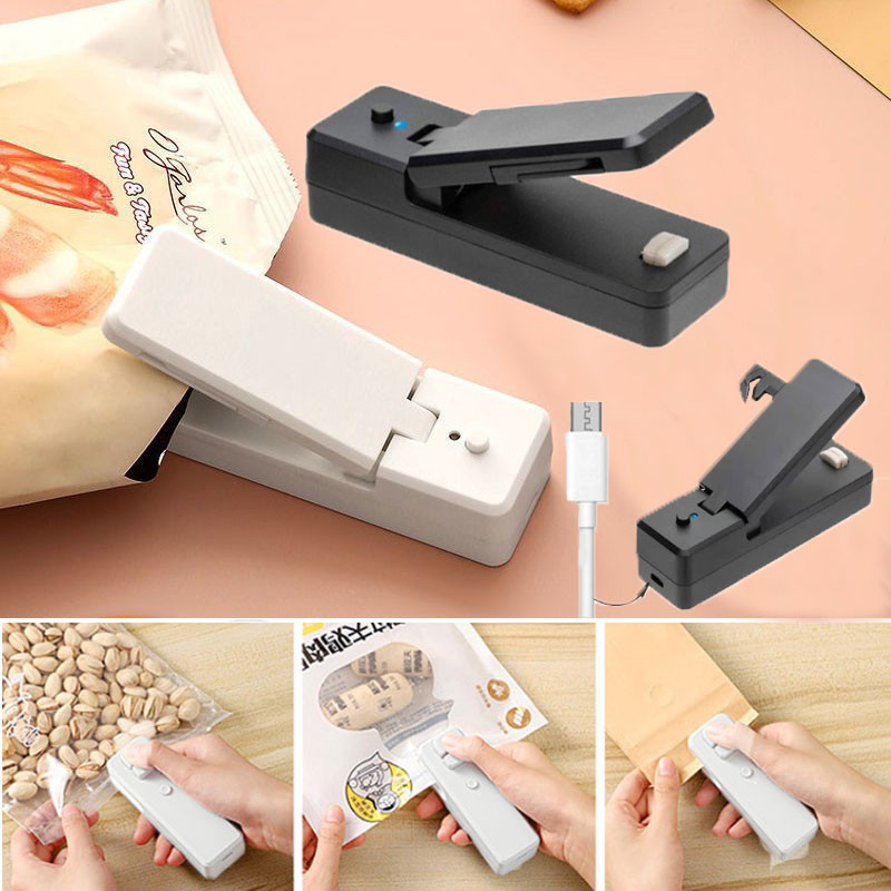 Mini 2-in-1 Snack Heat Sealer & Cutter – Portable Food Sealer For Chip Bags – Unbranded, China