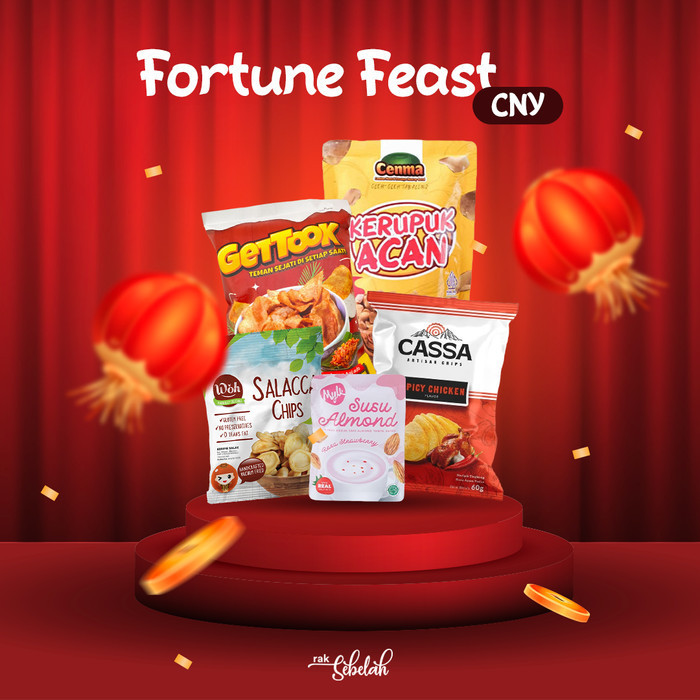 Jual Bundle Fortune Feast Chinese New Year Snack - Paket Snack Cemilan ...