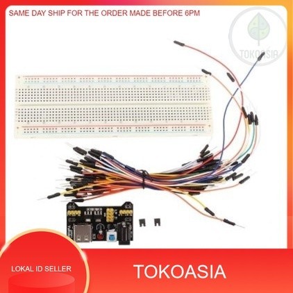 Jual (Ready Stock) DIY Pack MB-102 MB102 Solderless Breadboard + Power ...
