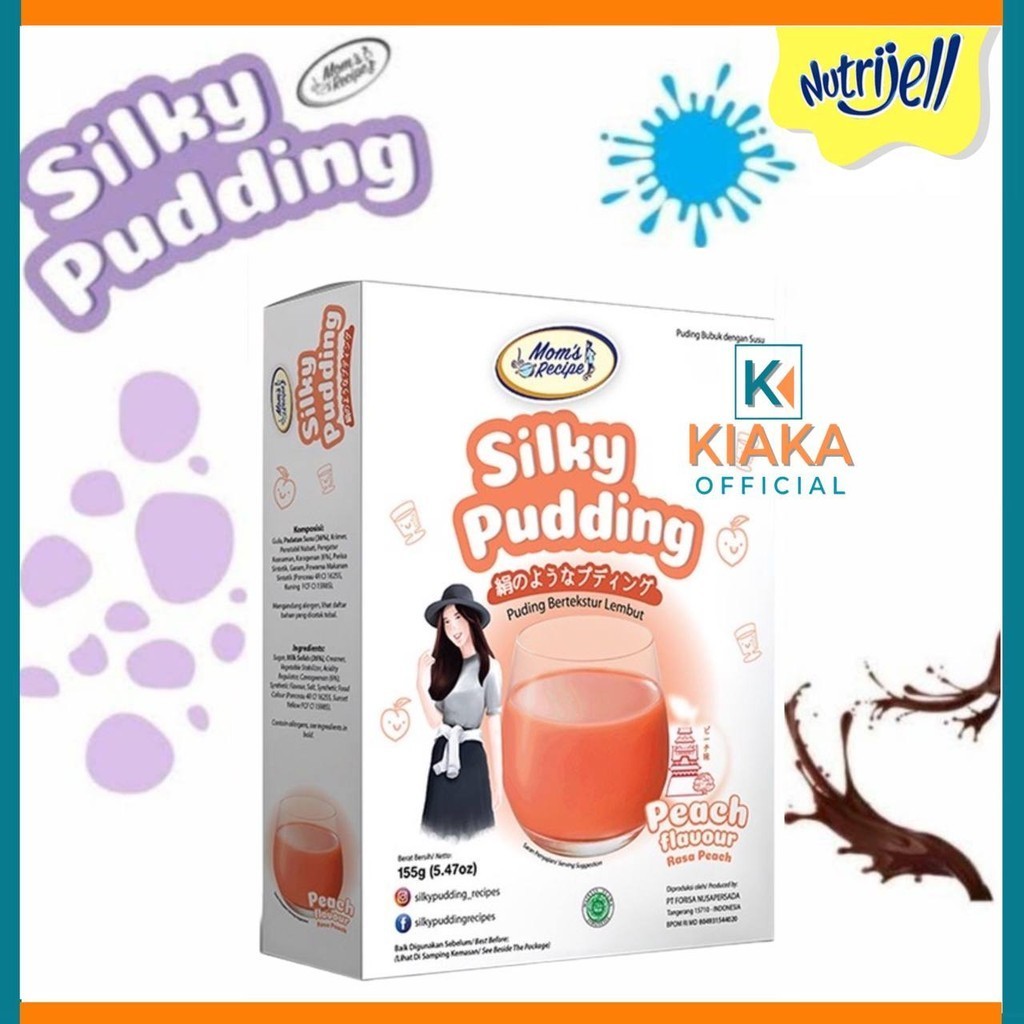 Jual SILKY PUDDING Peach 155g By Forisa Mom's Recipe PUYO Puding Susu ...