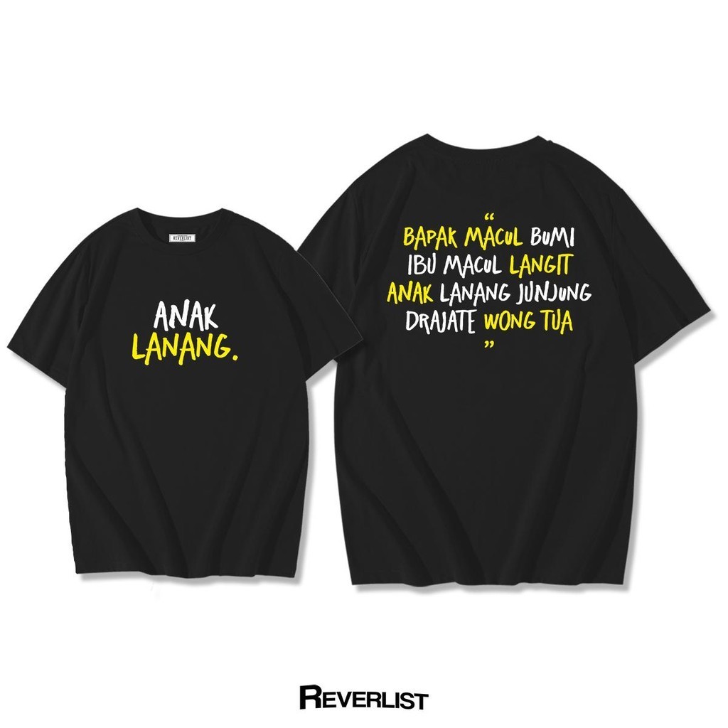 Jual [Free Sticker] Kaos Baju Distro Anak Lanang Bapak Macul Bumi Ibu ...