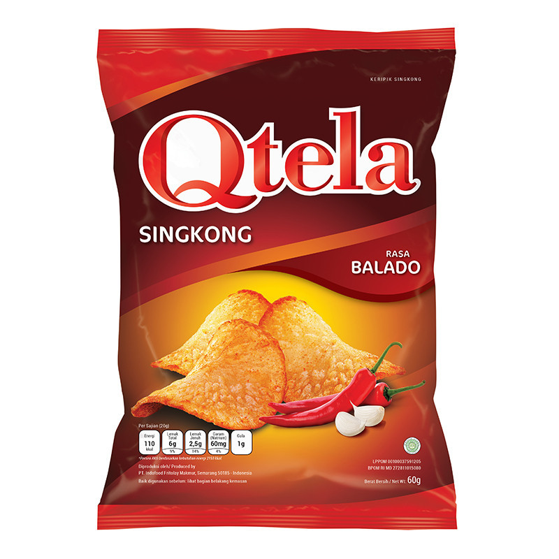 Jual QTELA RASA BALADO 60GR | Shopee Indonesia