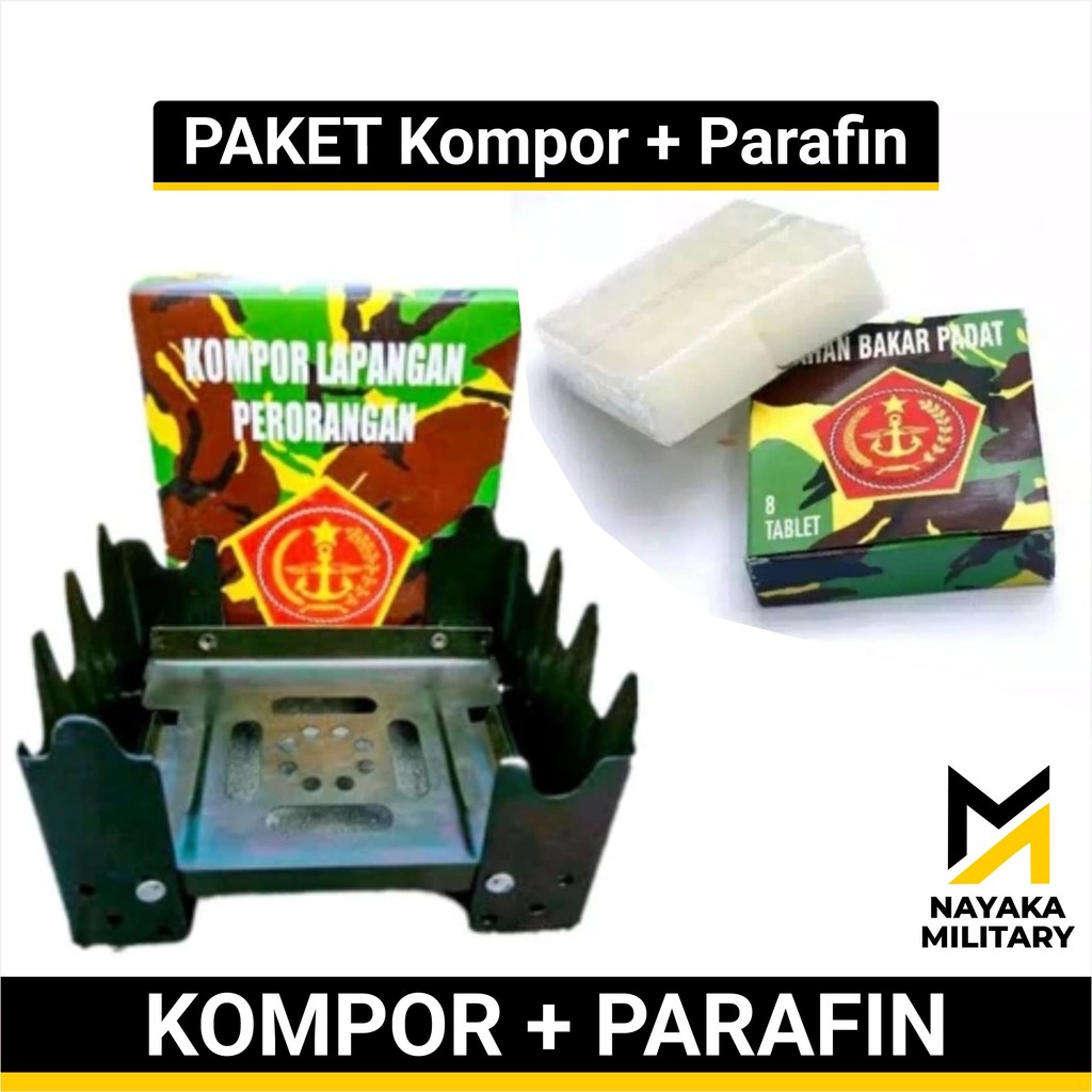 Jual PAKET Kompor + Parafin Alat Masak Camping Outdoor Hiking Paravin ...