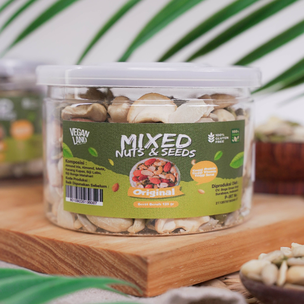 Jual [VEGAN] MIXED NUTS & SEEDS 135 GR - KACANG DAN BIJI-BIJIAN 135 ...