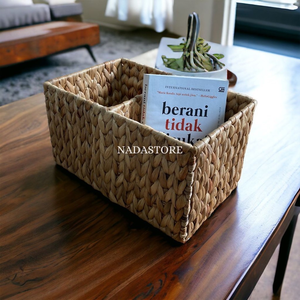 Jual Box Enceng Rangka Besi / Storage Box Waterhyacinth / Box Rangka ...