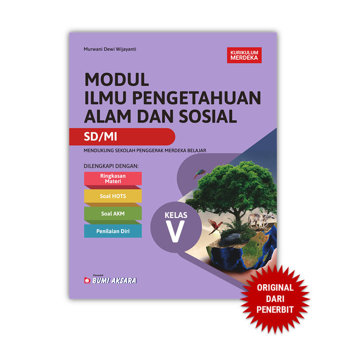 Jual SD MI Kelas V Modul Ilmu Pengetahuan Alam dan Sosial MODUL IPAS SD ...