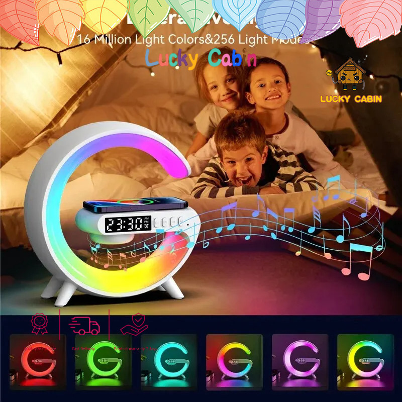 Jual 【Lucky Cabin】Speaker Bluetooth Lampu LED Ambient Light Pengisi