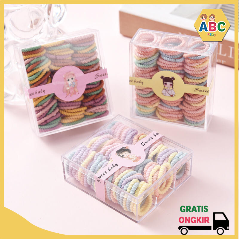 Jual ABC KIDS COD AKSESORIS IKAT RAMBUT SET ANAK MODEL KOREAN ULIR DAN ...