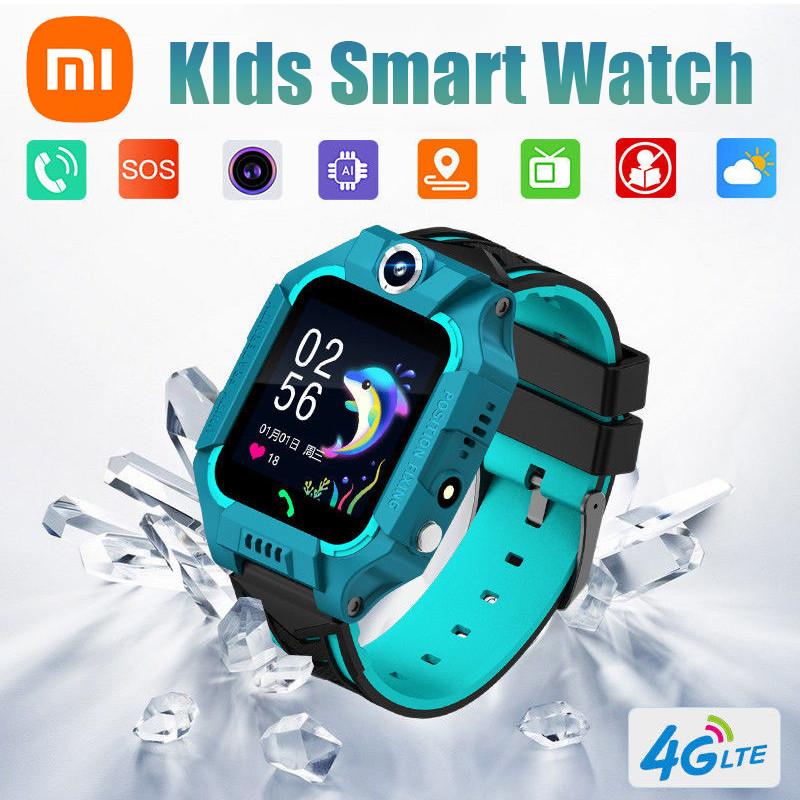 Jual Xiaomi Kids 4G Smart Watch SOS GPS Location Sim Card Call Smart ...