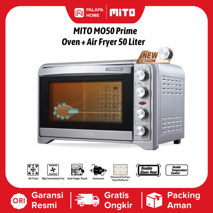 Jual Oven Air Fryer MITO PRIME MO50 MO 50 Open Airfryer Besar 50 Liter