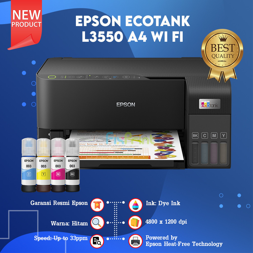 Jual Printer Epson Ecotank L3550 Print Scan Copy Wireless All In One Shopee Indonesia 5495