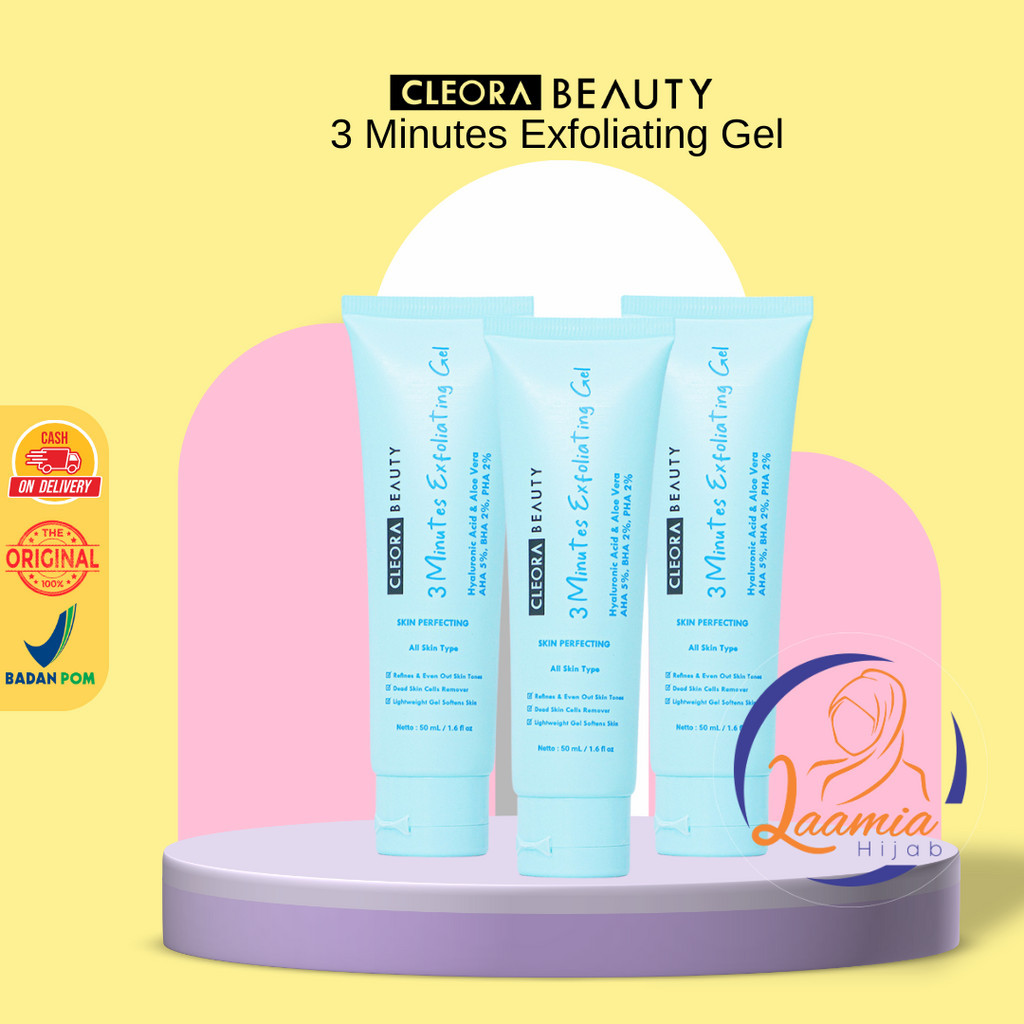 Jual Cleora Exfoliating Gel With Aha Bha Pha 30 Seconds Natural