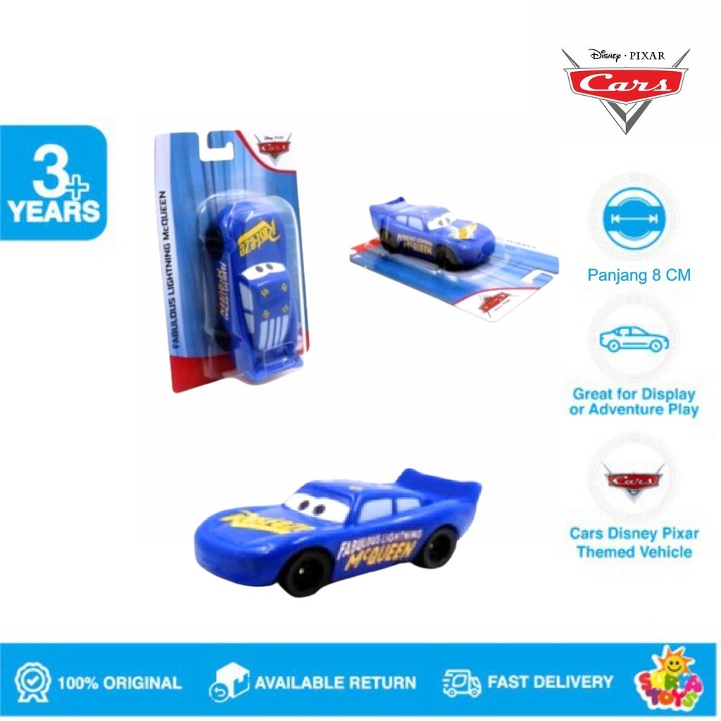 Jual Disney Pixar Cars Fabulous Lightning McQueen Original Mattel ...