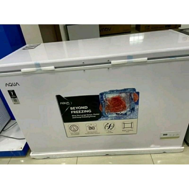 Jual CHEST FREEZER AQUA AQF 305GC/BOX FREEZER AQUA AQF 305GC/CHEST ...