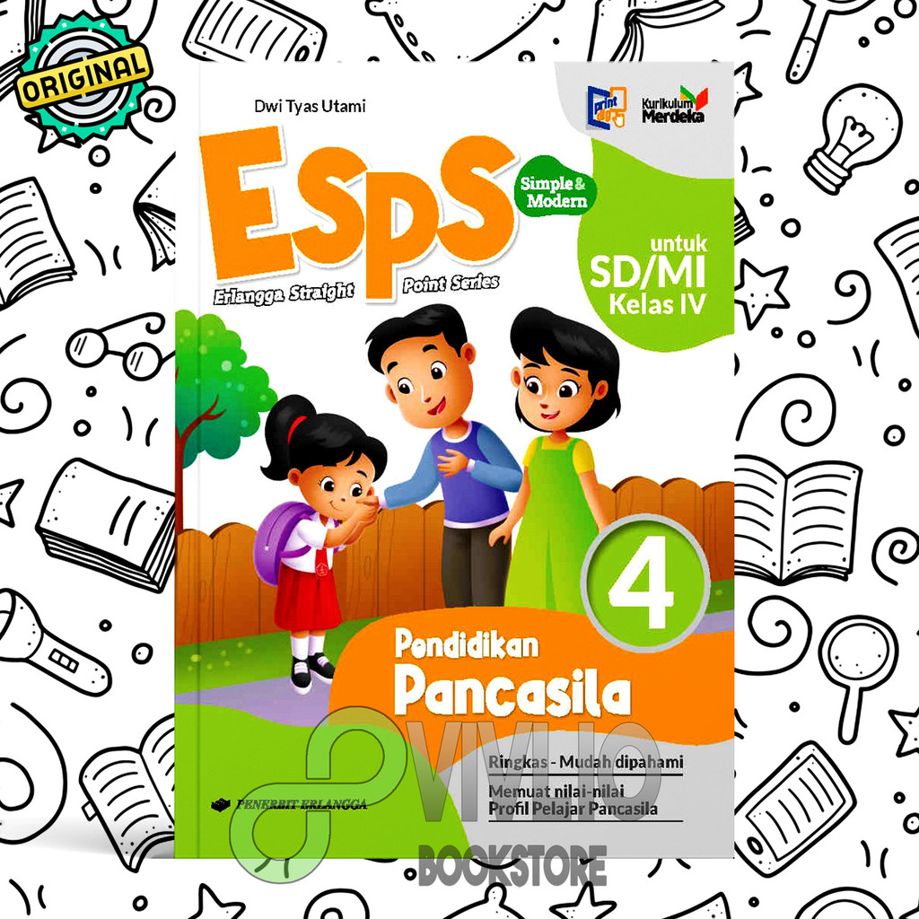 Jual ESPS Pendidikan Pancasila untuk SD/MI Kelas IV Erlangga | Shopee ...