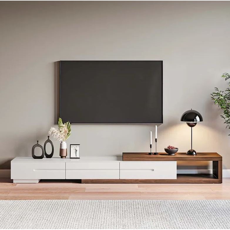 Jual Rak TV Minimalis Modern Fitur 3 Laci - Varian Ukuran - Plywood Non ...