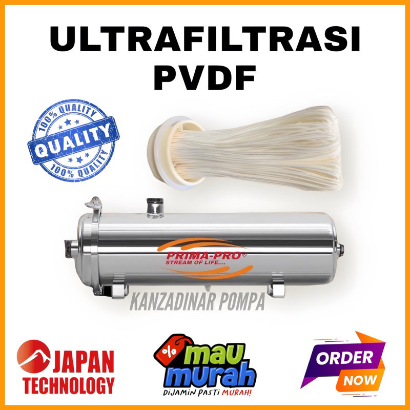 Jual Ultrafiltrasi PVDF Water Pre Filter 20.000 LPH UF PVDF 20.000 Lph ...