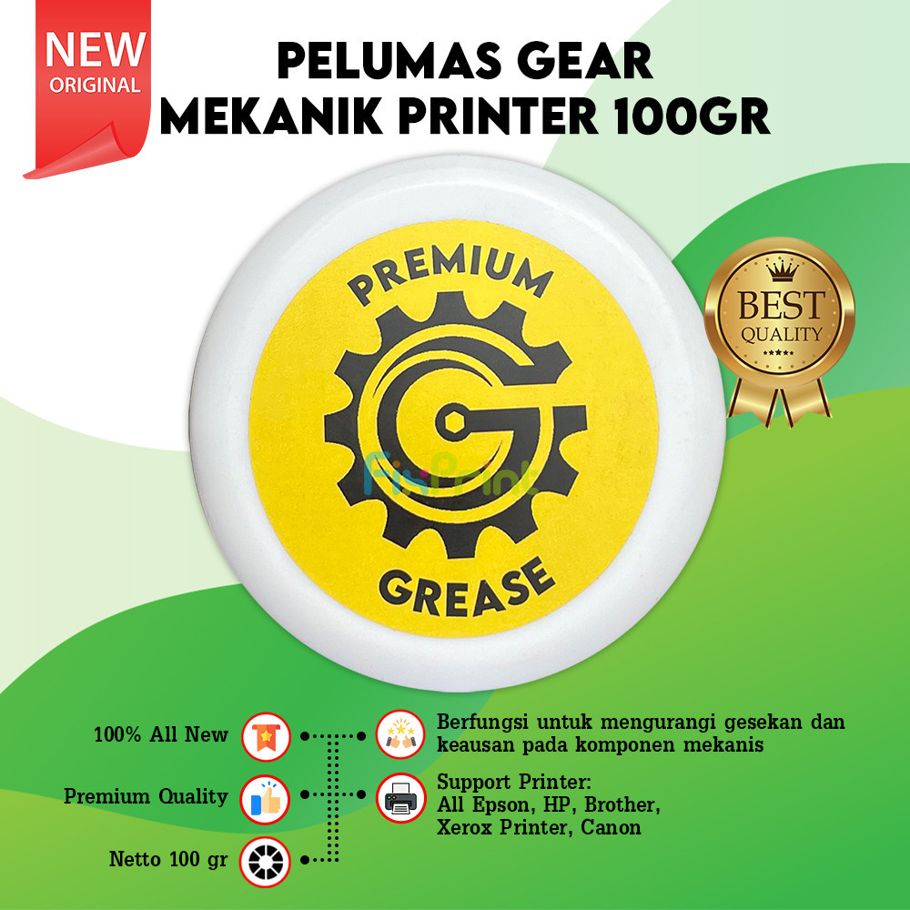 Jual Grease Mekanik 100gr Pelumas Gir Printer Canon Epson HP Brother ...