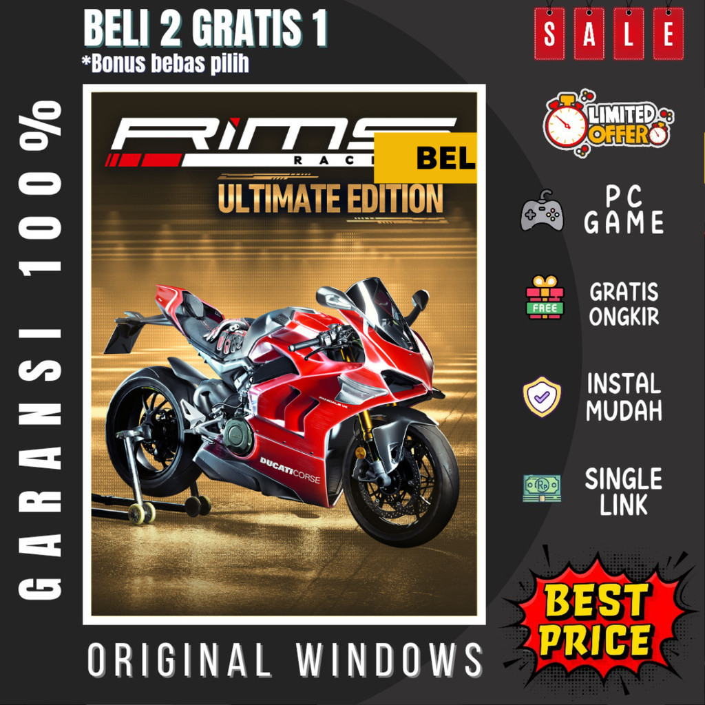Jual RIMS RACING ULTIMATE EDITION - GAME PC - GAME LAPTOP - PC GAMES ...