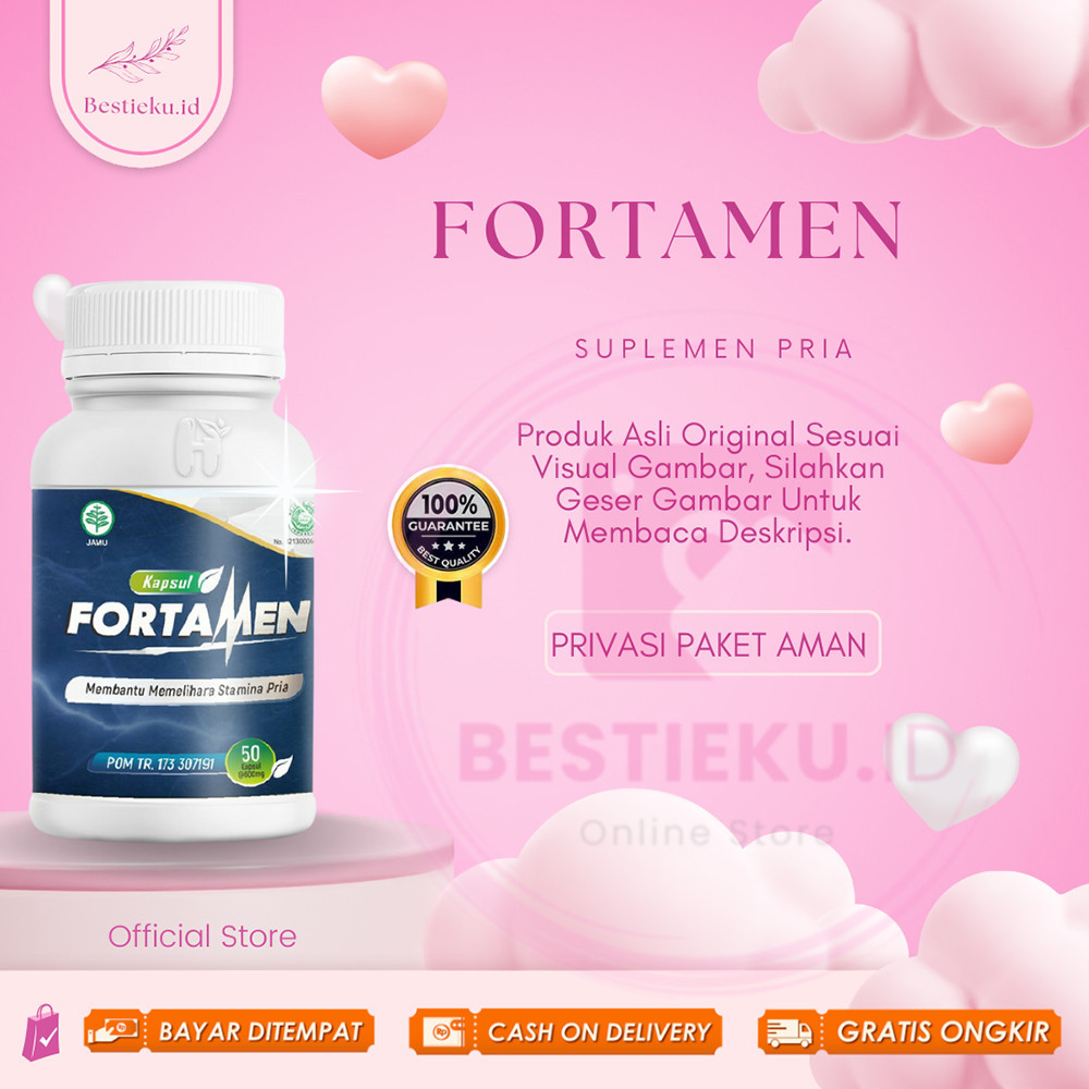 Jual Fortamen Obat Kuat Sex Pria Tahan Lama Penambah Stamina Asli