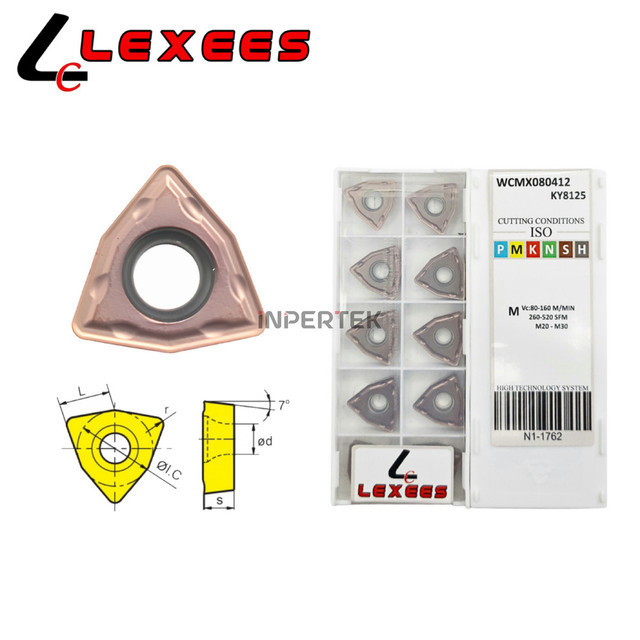 Jual Insert WCMX 080412 LEXEES Pahat Milling WCMX 08 04 12 Mata ...