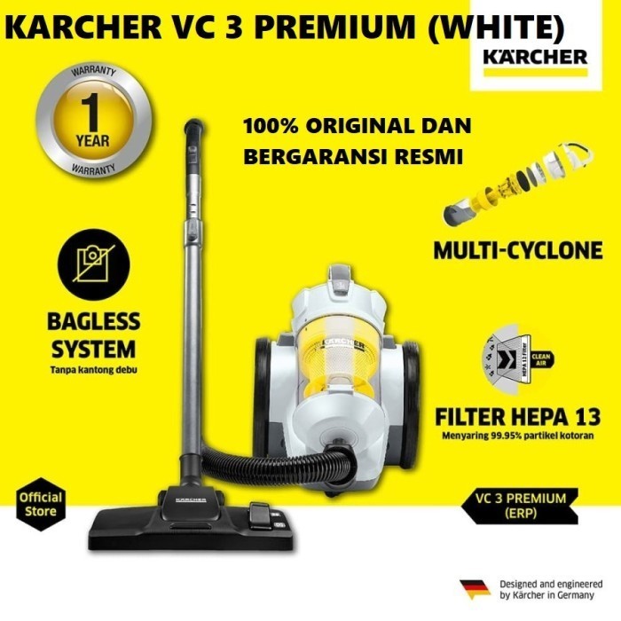 Jual Karcher VC3 Premium Vacuum Cleaner | VC 3 Premium (ERP) | Shopee ...