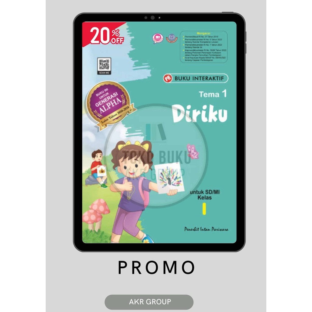 Jual Buku Pr Lks K13 Diriku Sd Mi Kelas 1 Tema 1 Semester 1 Intan