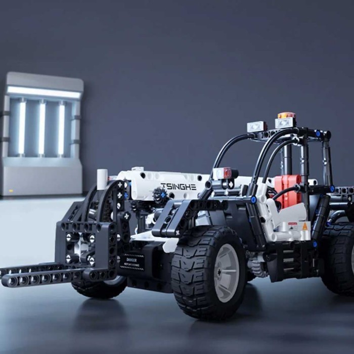 Jual Mainan Forklift LEGO 850+ Building Blocks Moveable | Shopee Indonesia