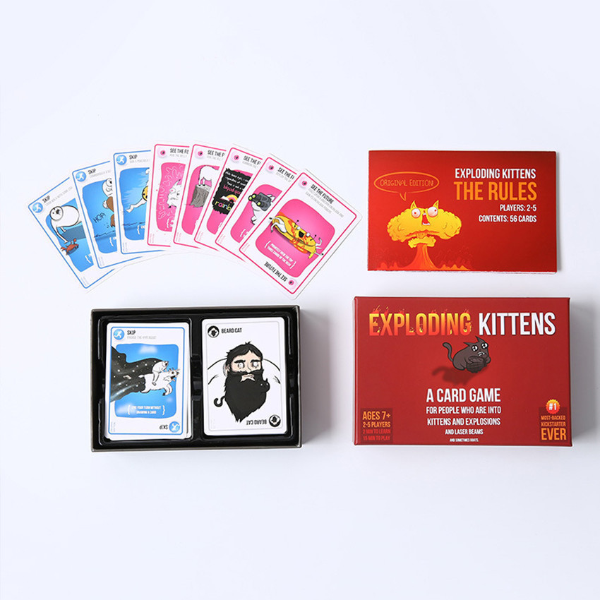 Jual EXPLODING KITTENS PARTY PACK CARDS GAME BOARD GAME Basic Deck ...