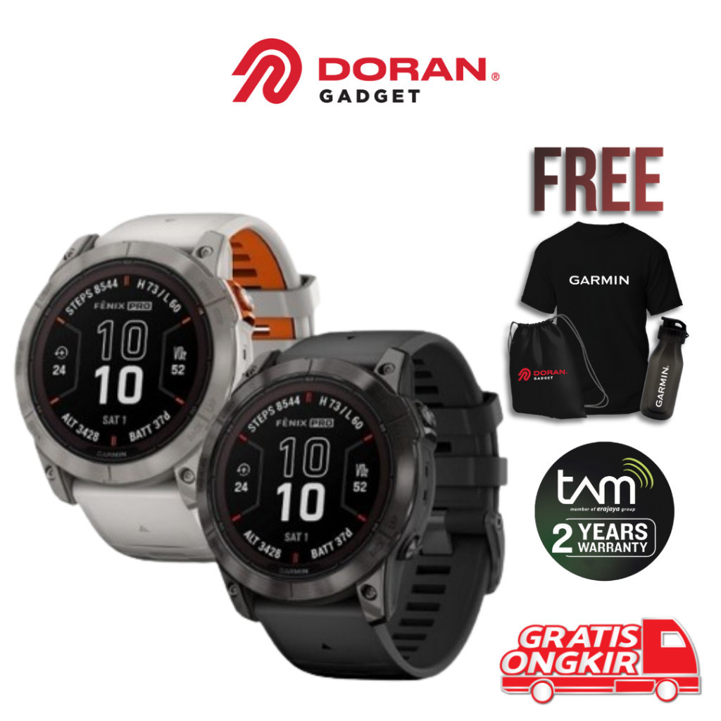 Jual PROMO SPESIAL Garmin Fenix 7X Pro Sapphire Solar - Titanium/Fog ...