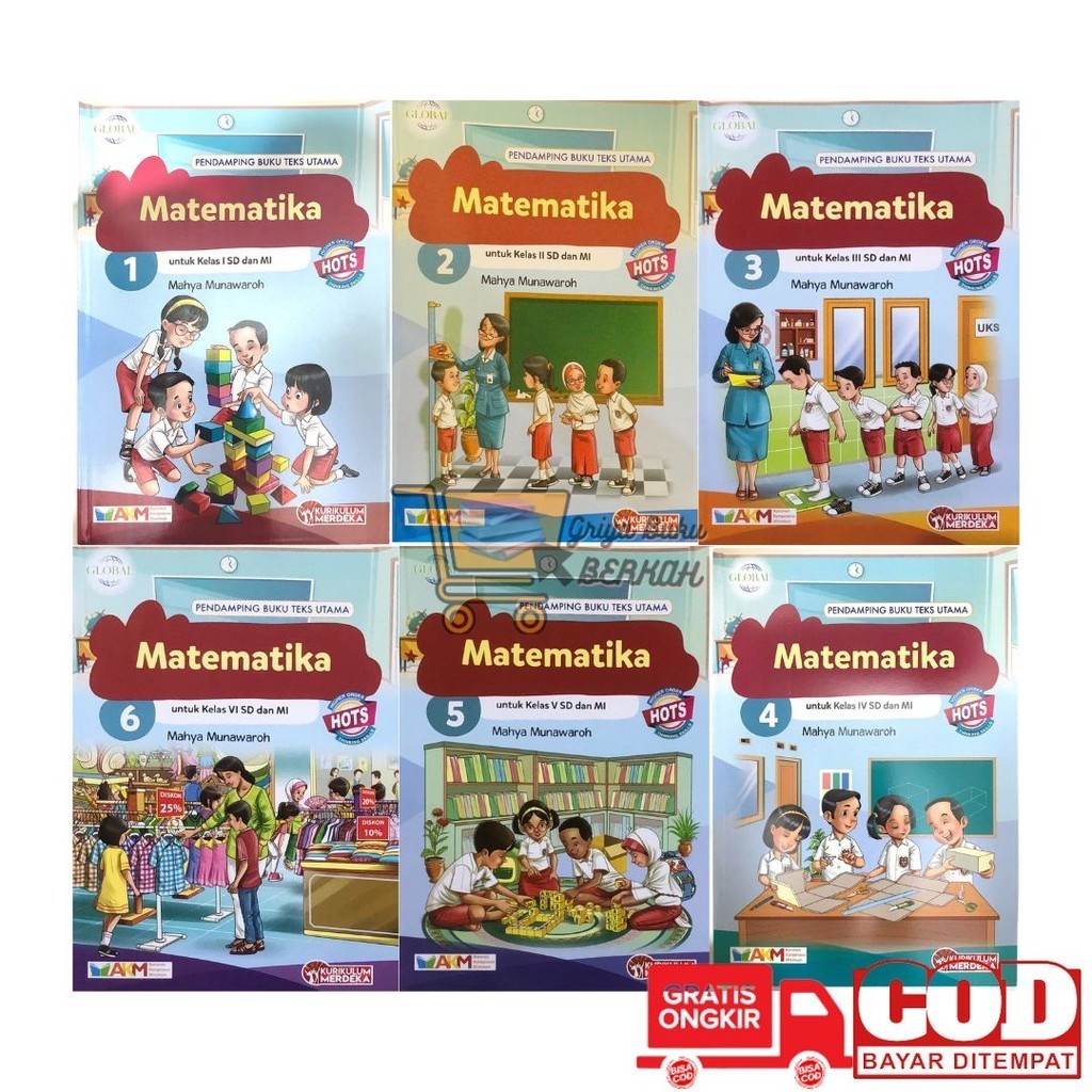 Jual KURIKULUM MERDEKA GLOBAL MATEMATIKA KELAS 1 2 3 4 5 6 SD/MI KSP ...