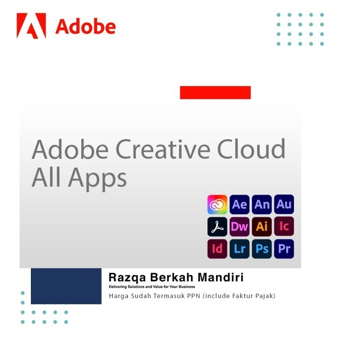 Jual Adobe Creative Cloud All Apps 1 year Business | Shopee Indonesia