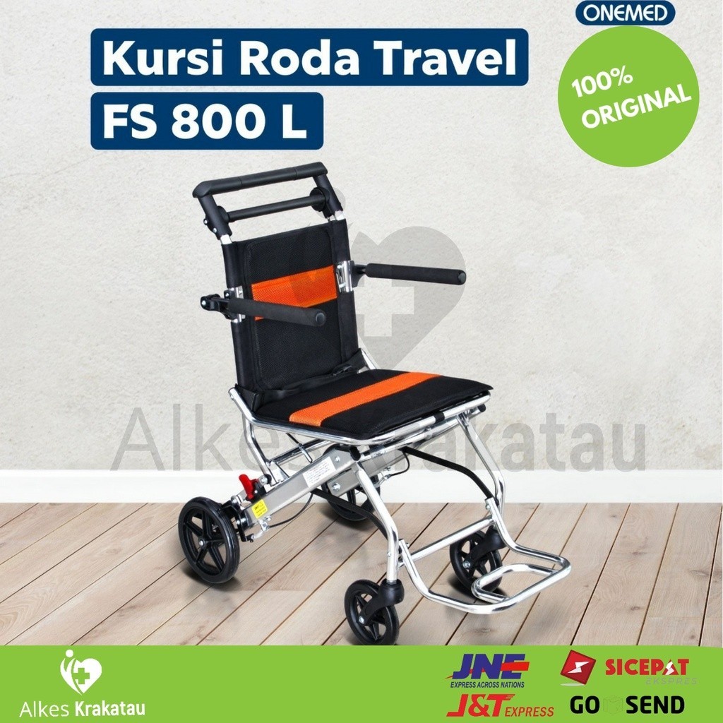 Jual Kursi Roda Travel Onemed Fs L Wheelchair Portable One Med Fs L Shopee Indonesia