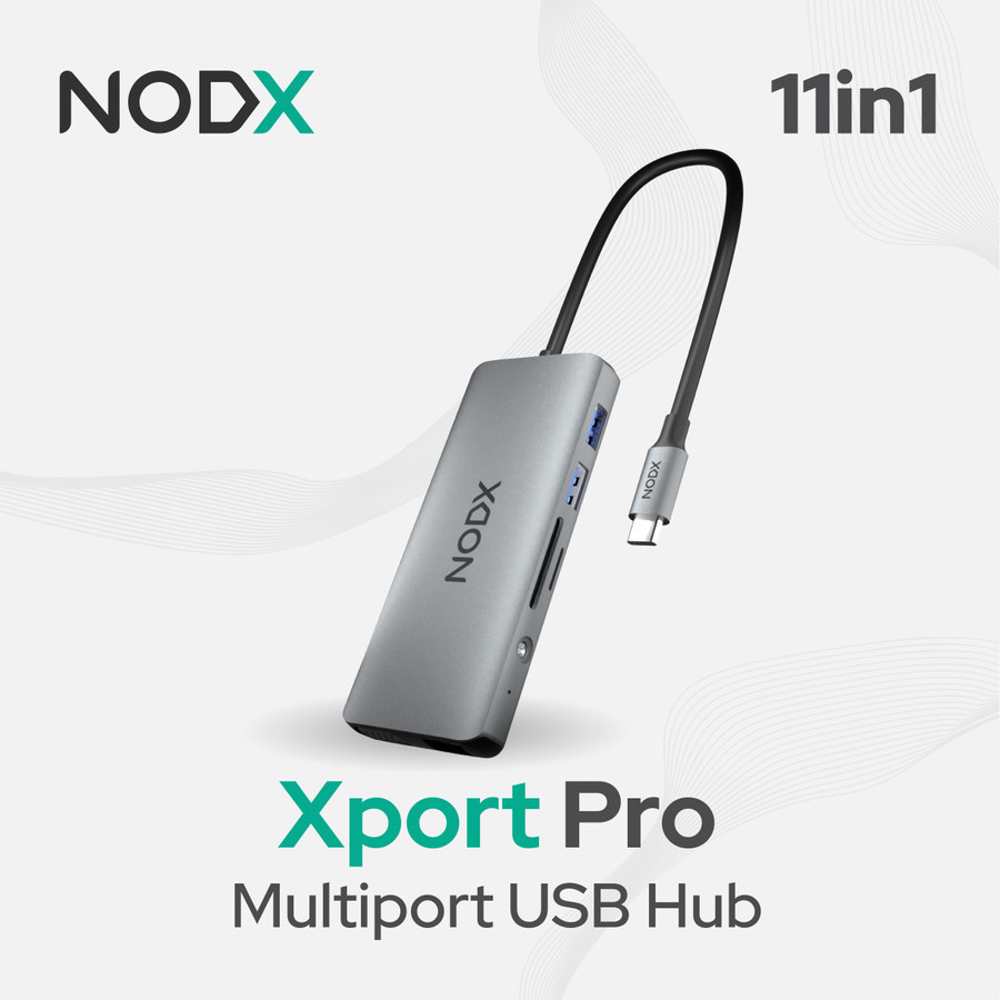 Jual NODX Xport Pro Type C USB Hub 11 In 1 (11 Port) | Shopee Indonesia