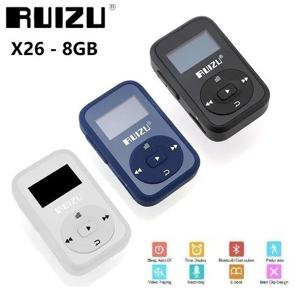 Jual GROSIRUNIK99 RUIZU X26 8GB AESTHETIC - MP3 Player HD Music ...