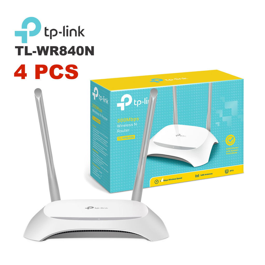 Jual 4 PCS Tp-Link TL-WR840N 300Mbps Wireless N Speed Router WiFi 840 ...